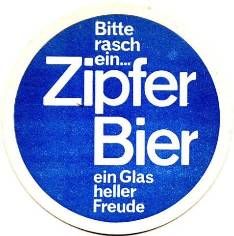 neukirchen v o-a zipfer bier 5ab (rund215-ein glas-blau))